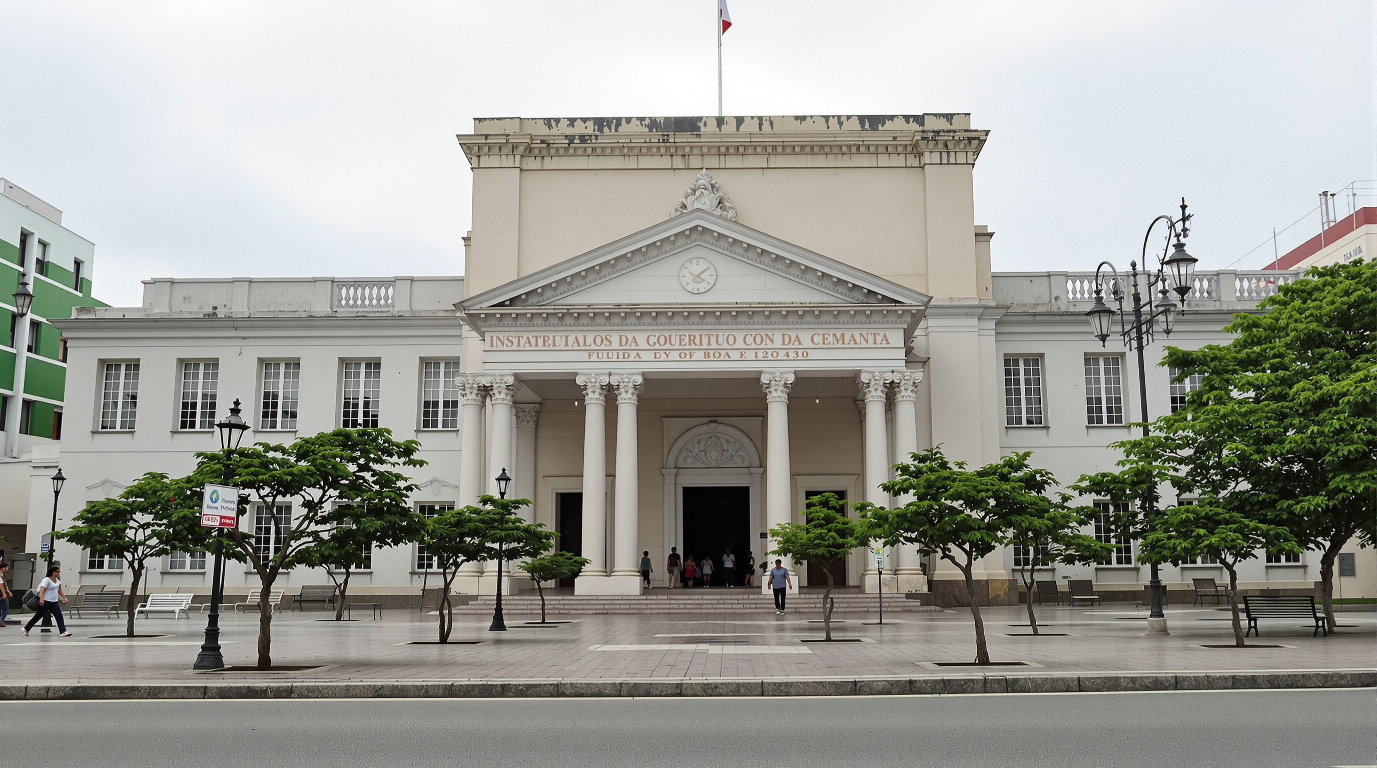 Praça Oswaldo Cruz com Secretaria de Saúde e serviços públicos em Boa Vista