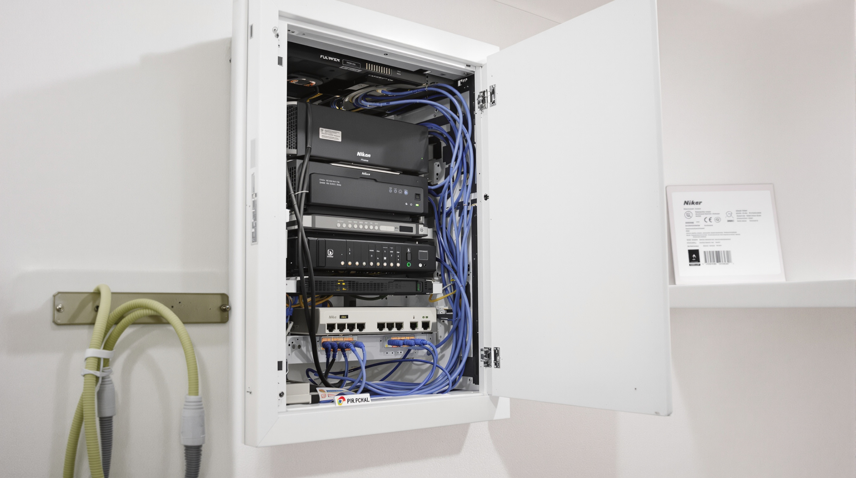 Infraestrutura de rede estruturada em mansão inteligente para automação completa
