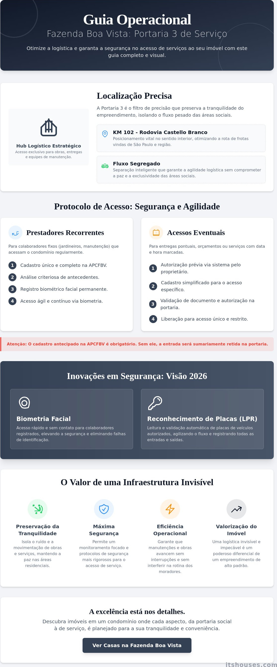 Portaria 3 Fazenda Boa Vista: Guia de Acesso e Logística de Serviços