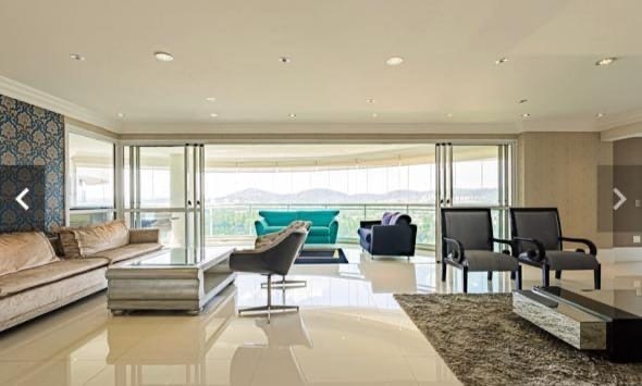 Sala de estar apartamento à venda ou para alugar em Condominio Madison Park, Alphaville, Barueri — 3 suítes — imagem 2 de 11