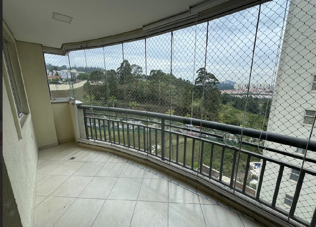 Cozinha e área gourmet apartamento à venda em Jardins de Tambore , Alphaville, Santana de Parnaíba — 1 suíte, 100 m² — imagem 3 de 6