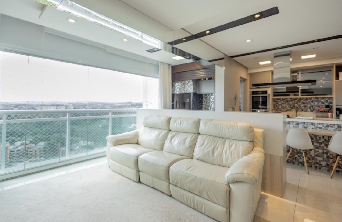 Cozinha e área gourmet apartamento à venda em One Gramercy, Alphaville, Barueri — 2 suítes, 98 m² — imagem 3 de 4