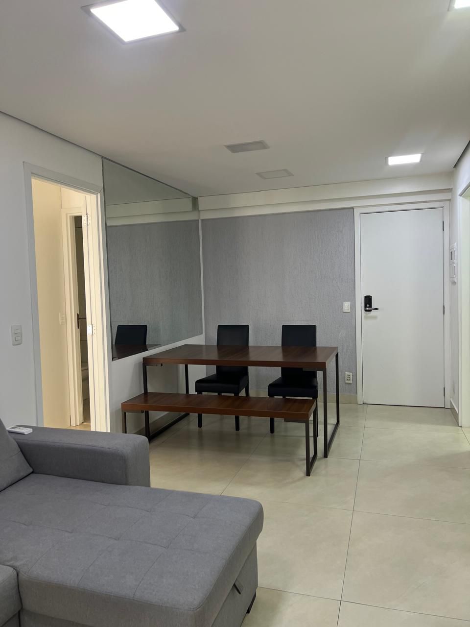 Suíte principal apartamento para alugar em Wi House, Alphaville, Barueri — 1 suíte, 49 m² — imagem 4 de 7