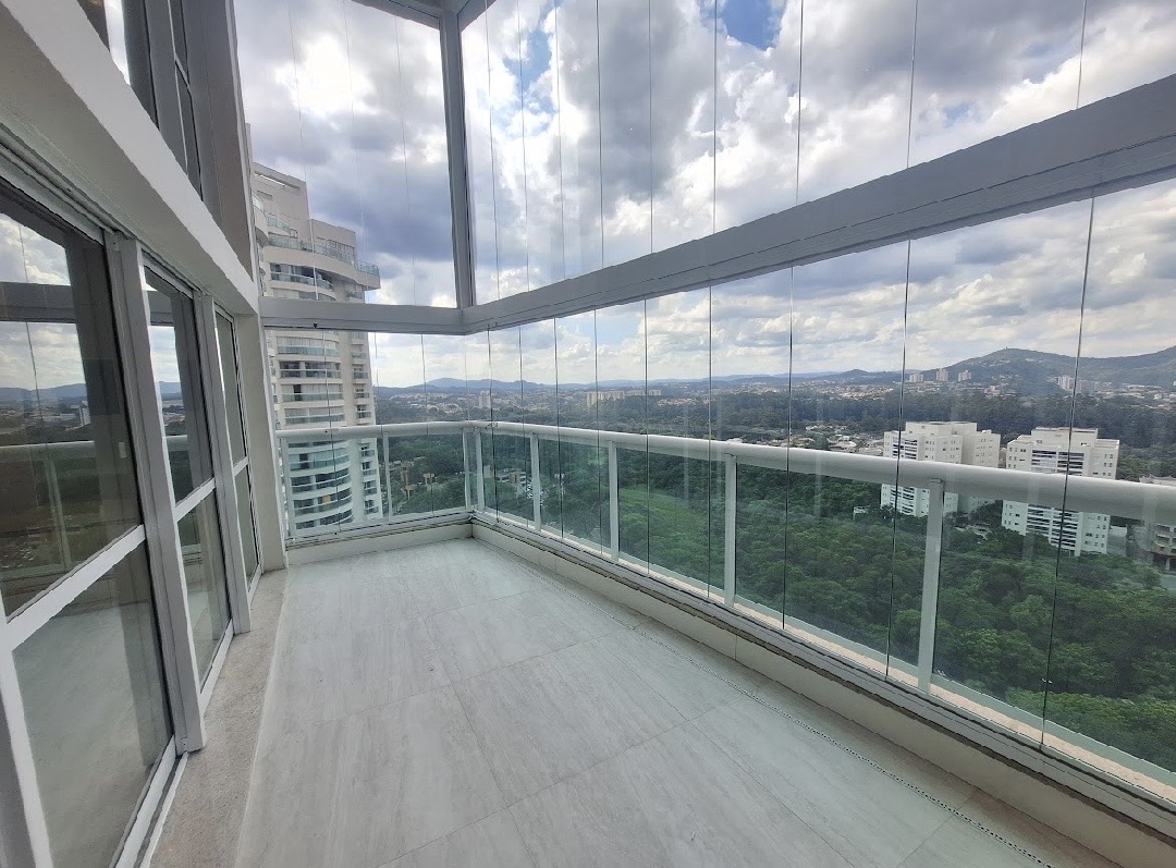 Sala de estar apartamento para alugar em The Lake Alphaville, Alphaville, Barueri — 3 suítes, 388 m² — imagem 2 de 10