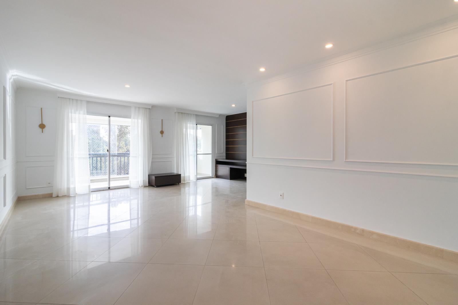 Sala de estar apartamento para alugar em Edificio mont blanc, Alphaville, Barueri — 3 suítes, 165 m² — imagem 2 de 34
