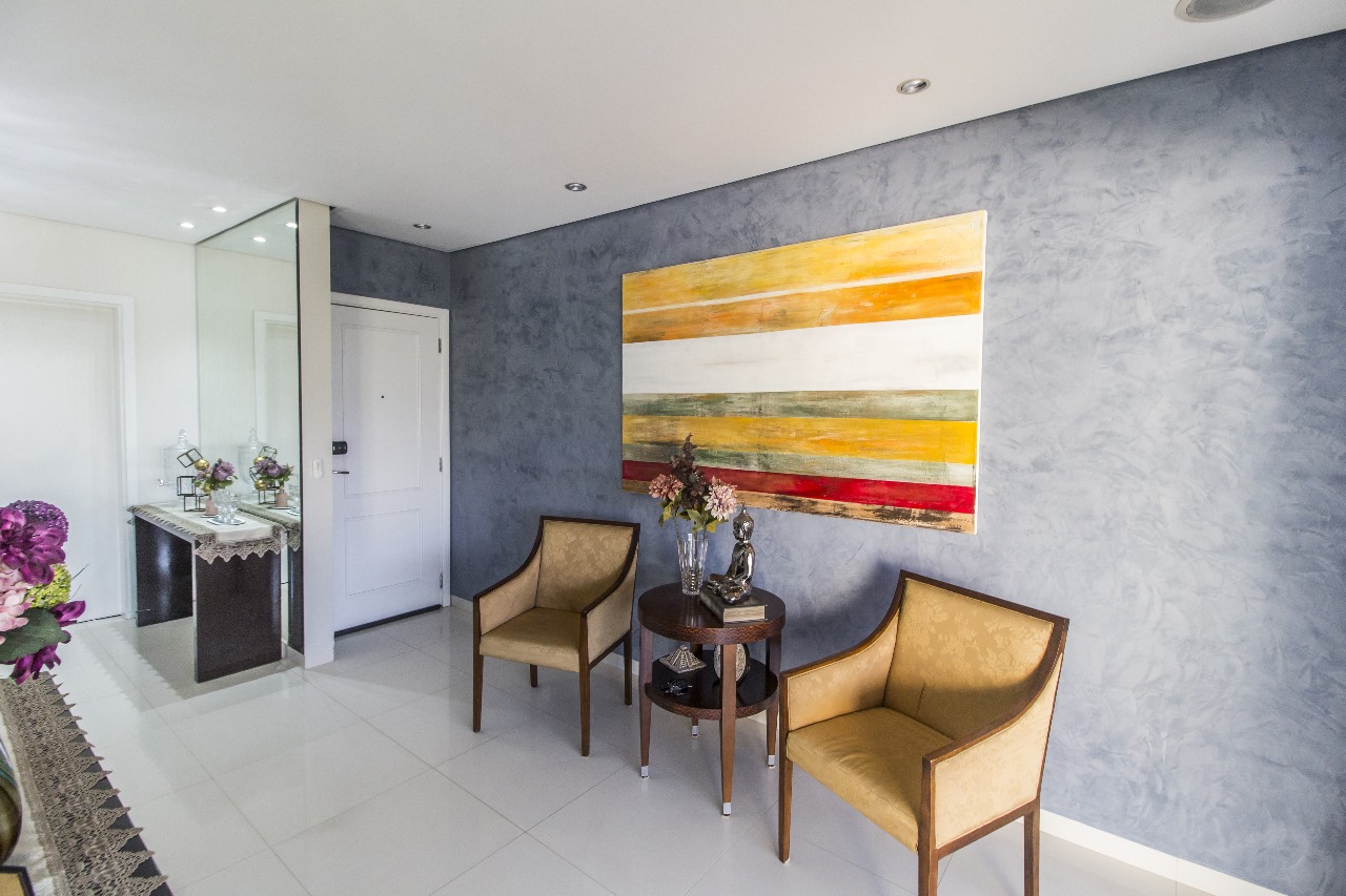 Cozinha e área gourmet apartamento à venda em Resort Tambore, Santana de Parnaíba — 1 suíte, 133 m² — imagem 3 de 24