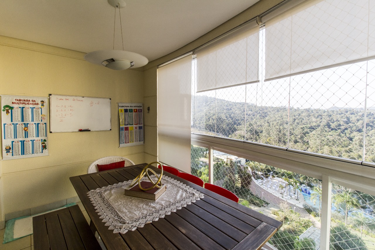 Área de convivência apartamento à venda em Resort Tambore, Santana de Parnaíba — 1 suíte, 133 m² — imagem 6 de 24