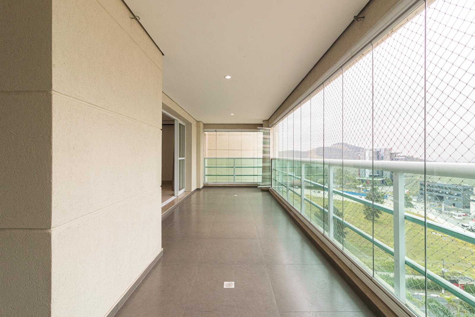 Sala de estar apartamento para alugar em Eredita, Alphaville, Santana de Parnaíba — 3 suítes, 212 m² — imagem 2 de 26