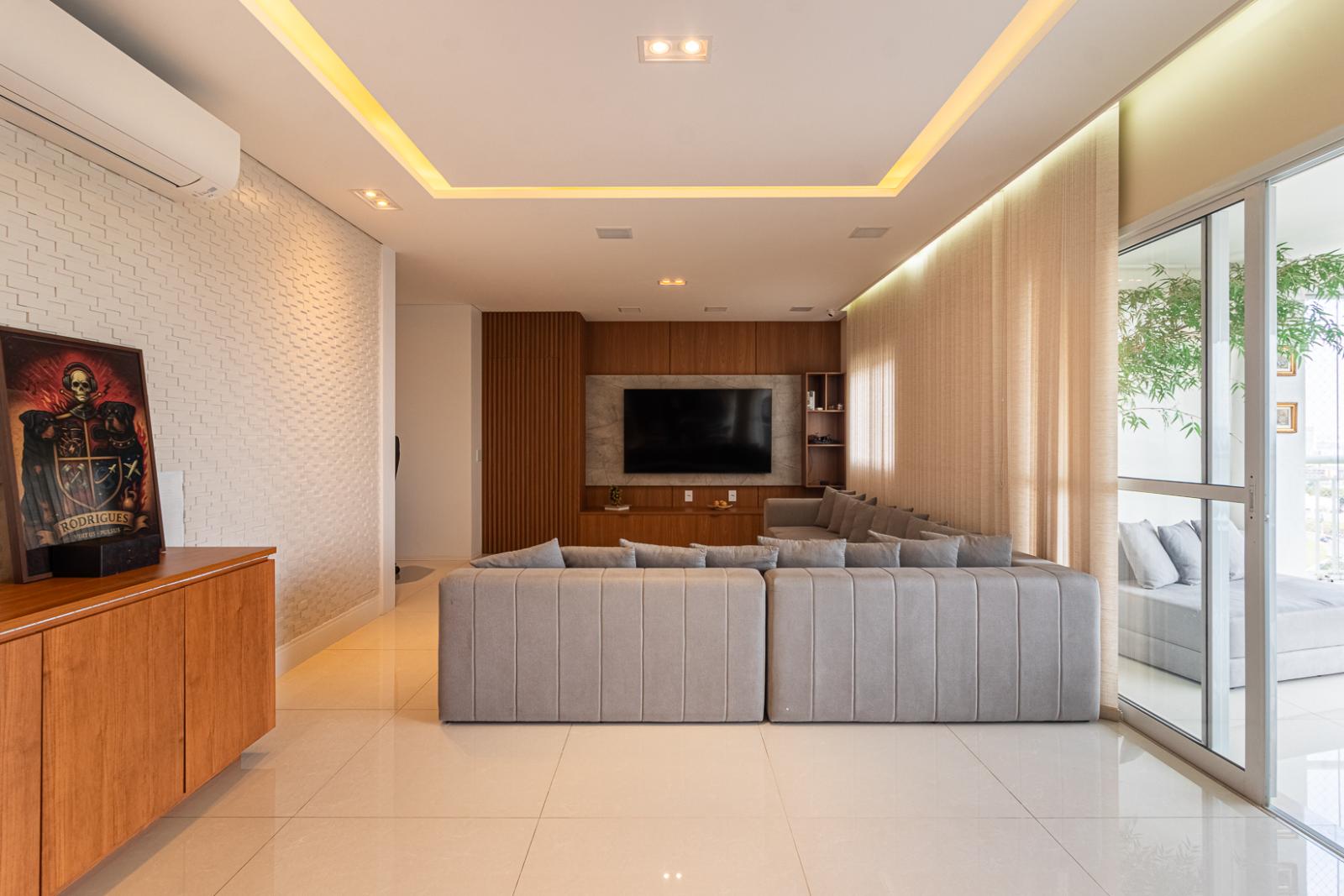 Suíte principal apartamento à venda em Ghaia Tambore, Alphaville, Santana de Parnaíba — 3 suítes, 158 m² — imagem 4 de 21