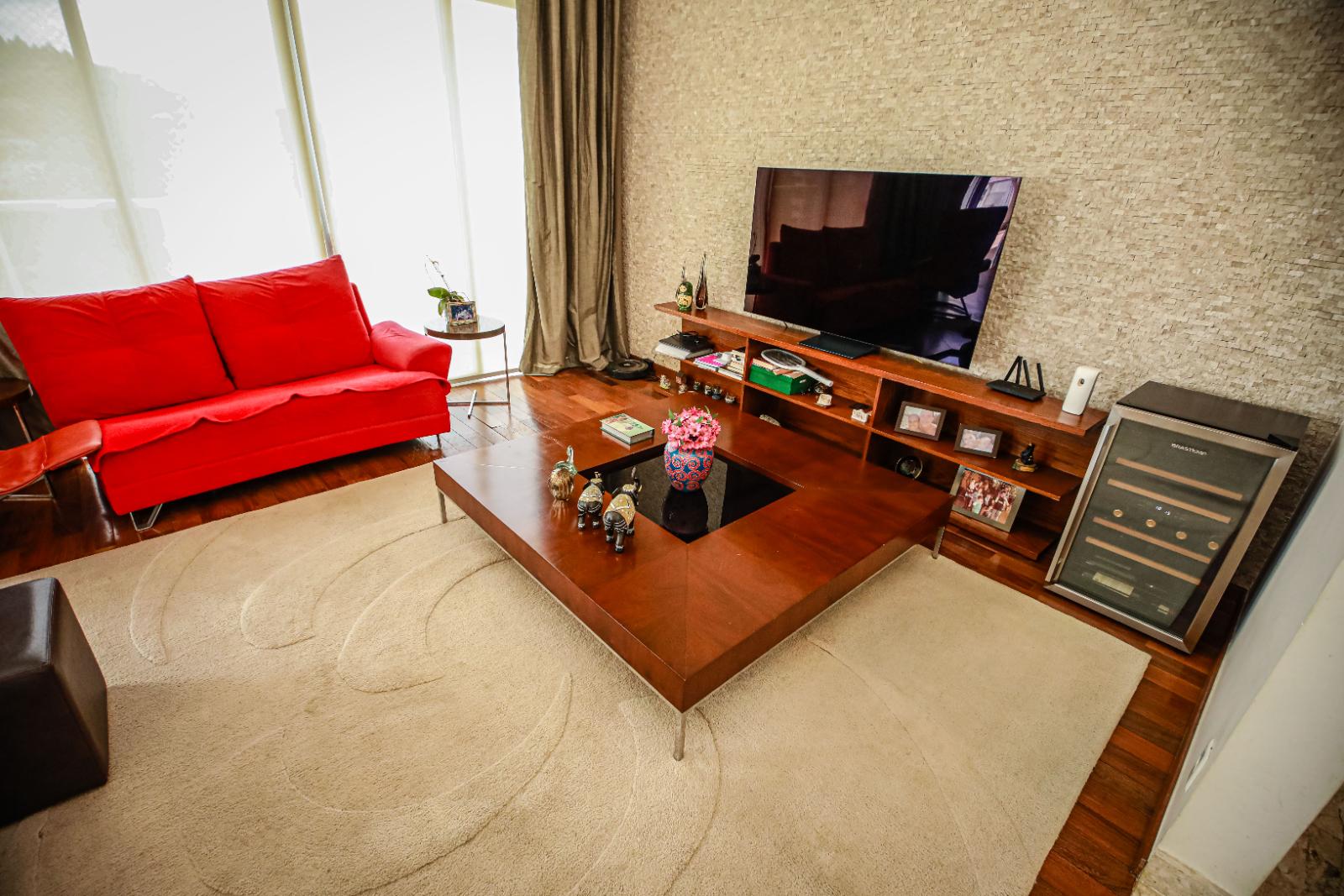 Área de convivência apartamento à venda em Condominio Penthouses, Alphaville, Santana de Parnaíba — 4 suítes, 284 m² — imagem 6 de 56