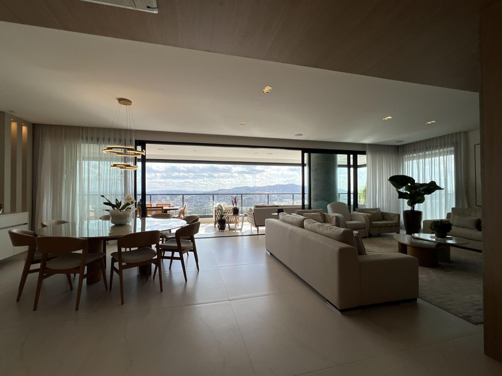 Sala de estar apartamento à venda em Canvas Alphaville, Alphaville, Barueri — 4 suítes, 344 m² — imagem 2 de 18