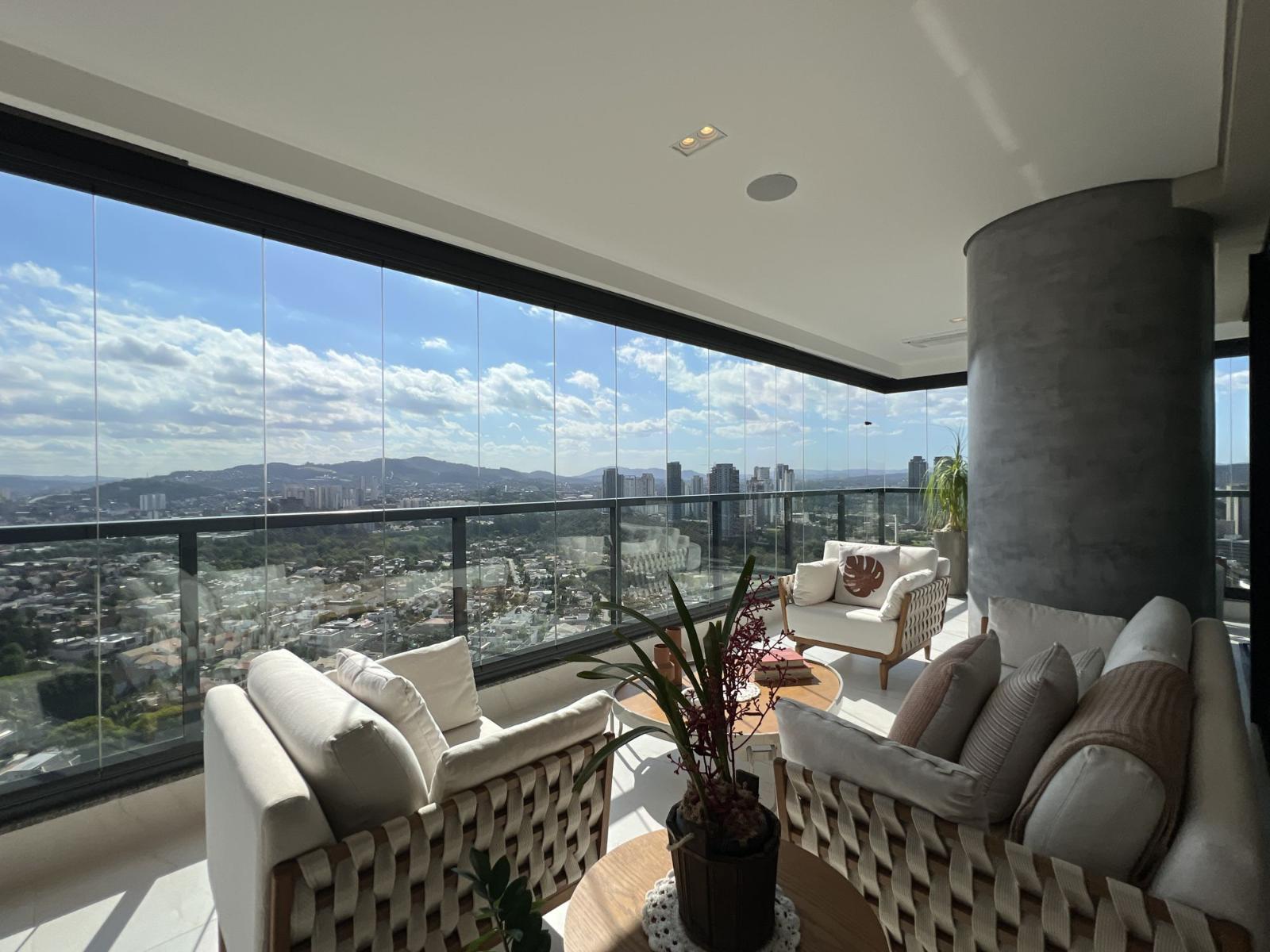 Área de convivência apartamento à venda em Canvas Alphaville, Alphaville, Barueri — 4 suítes, 344 m² — imagem 6 de 18