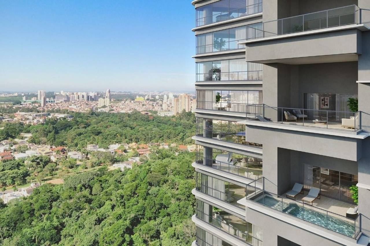 Suíte principal apartamento à venda em Vista Alphaville, Alphaville, Barueri — 3 suítes, 160 m² — imagem 4 de 7