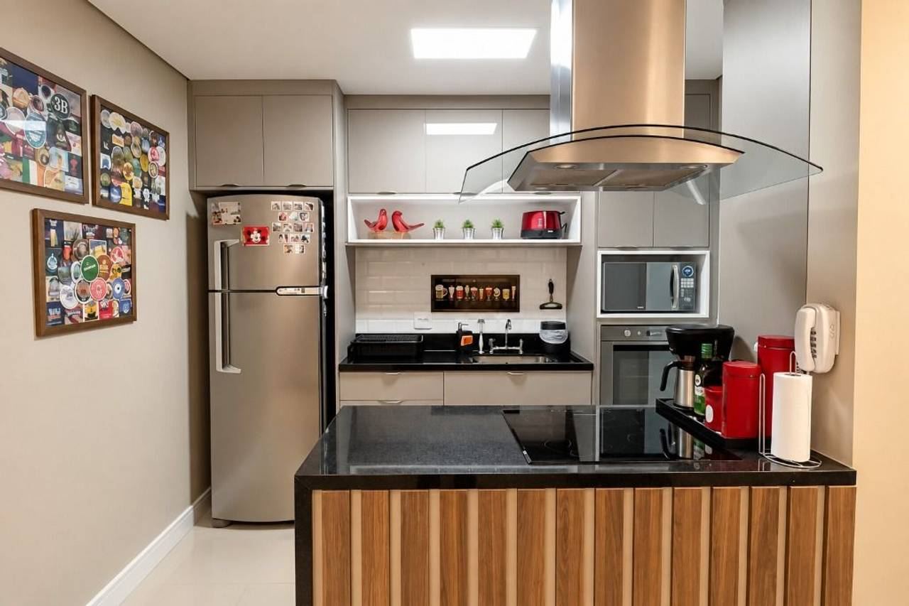 Suíte principal apartamento à venda em Win Tamboré, Tamboré, Barueri — 1 suíte, 73 m² — imagem 4 de 20