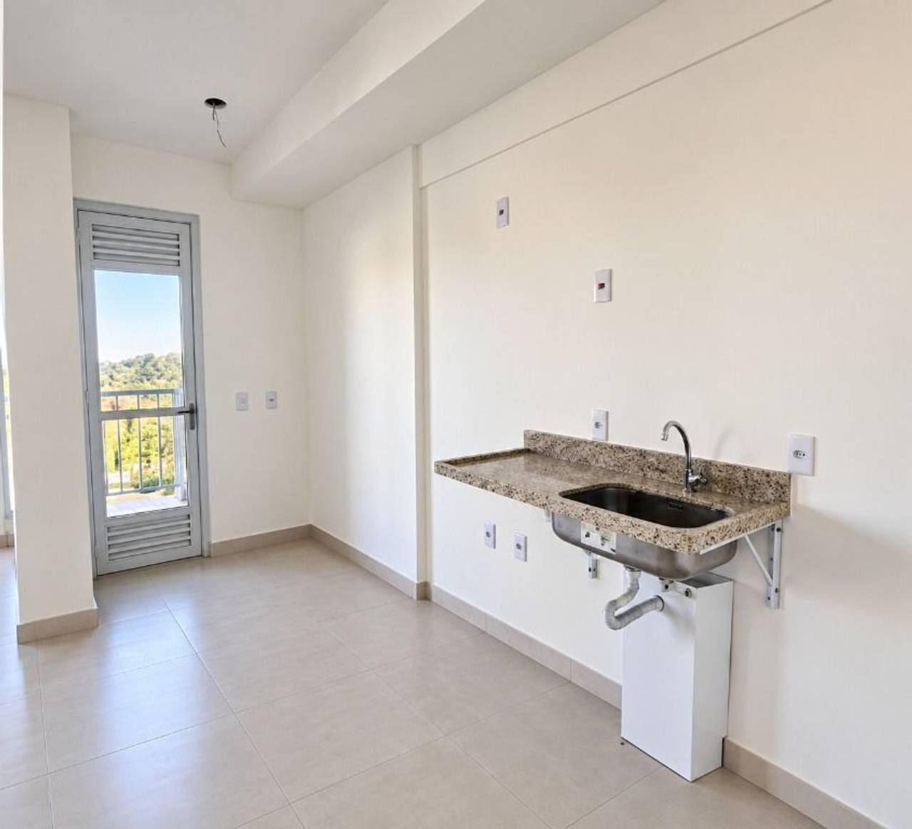 Sala de estar apartamento à venda em Acqua Park Bethaville, Bethaville, Barueri — 1 dormitório, 45 m² — imagem 2 de 20