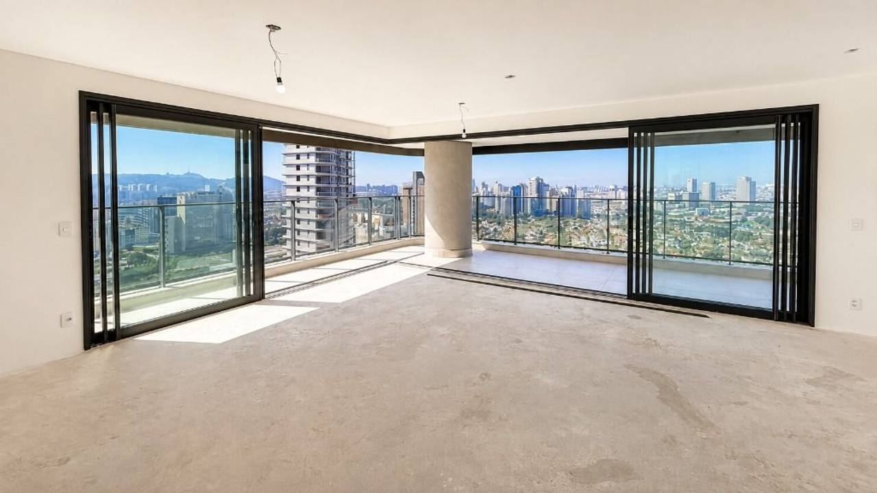 Sala de estar apartamento à venda em  Infinity Alphaville, Alphaville, Barueri — 4 suítes, 218 m² — imagem 2 de 20