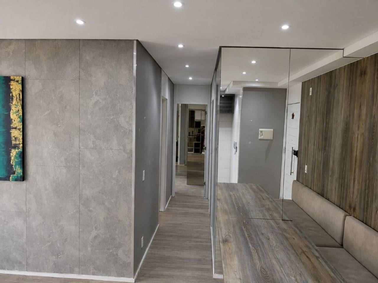 Cozinha e área gourmet apartamento à venda em Inspire Barueri Flores, Centro, Barueri — 1 suíte, 62 m² — imagem 3 de 18