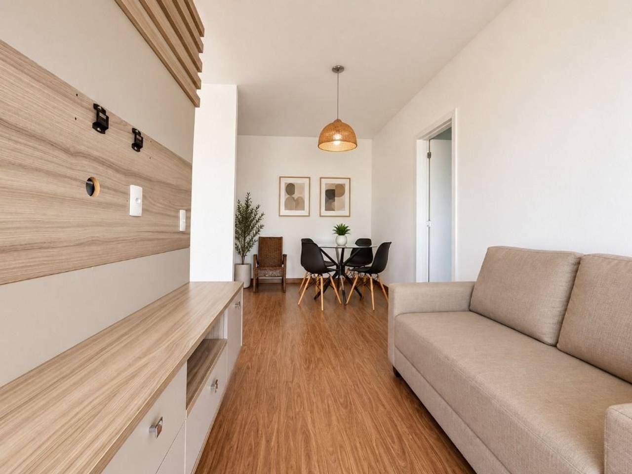 Suíte principal apartamento à venda em  Splendya , Alphaville, Barueri — 1 dormitório, 49 m² — imagem 4 de 19