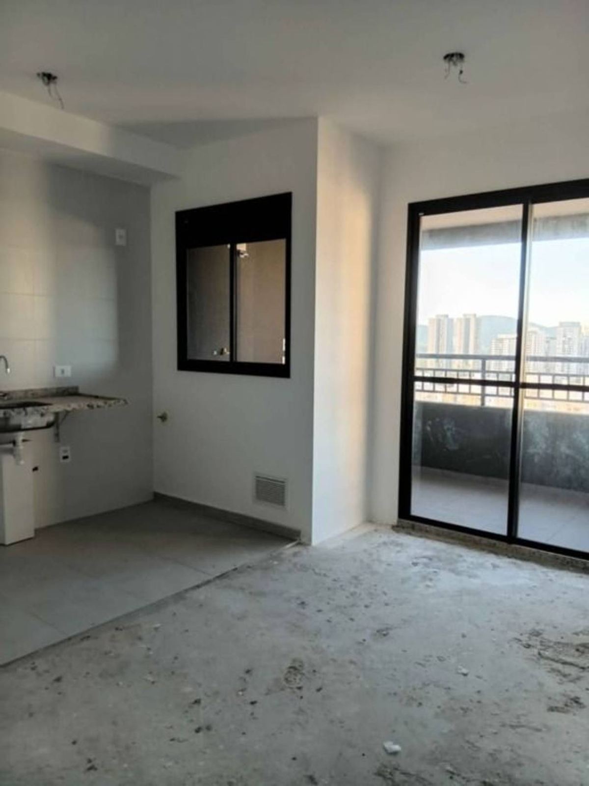 Cozinha e área gourmet apartamento à venda em Bless Parque Barueri, Jardim Esperança, Barueri — 1 dormitório, 48 m² — imagem 3 de 16
