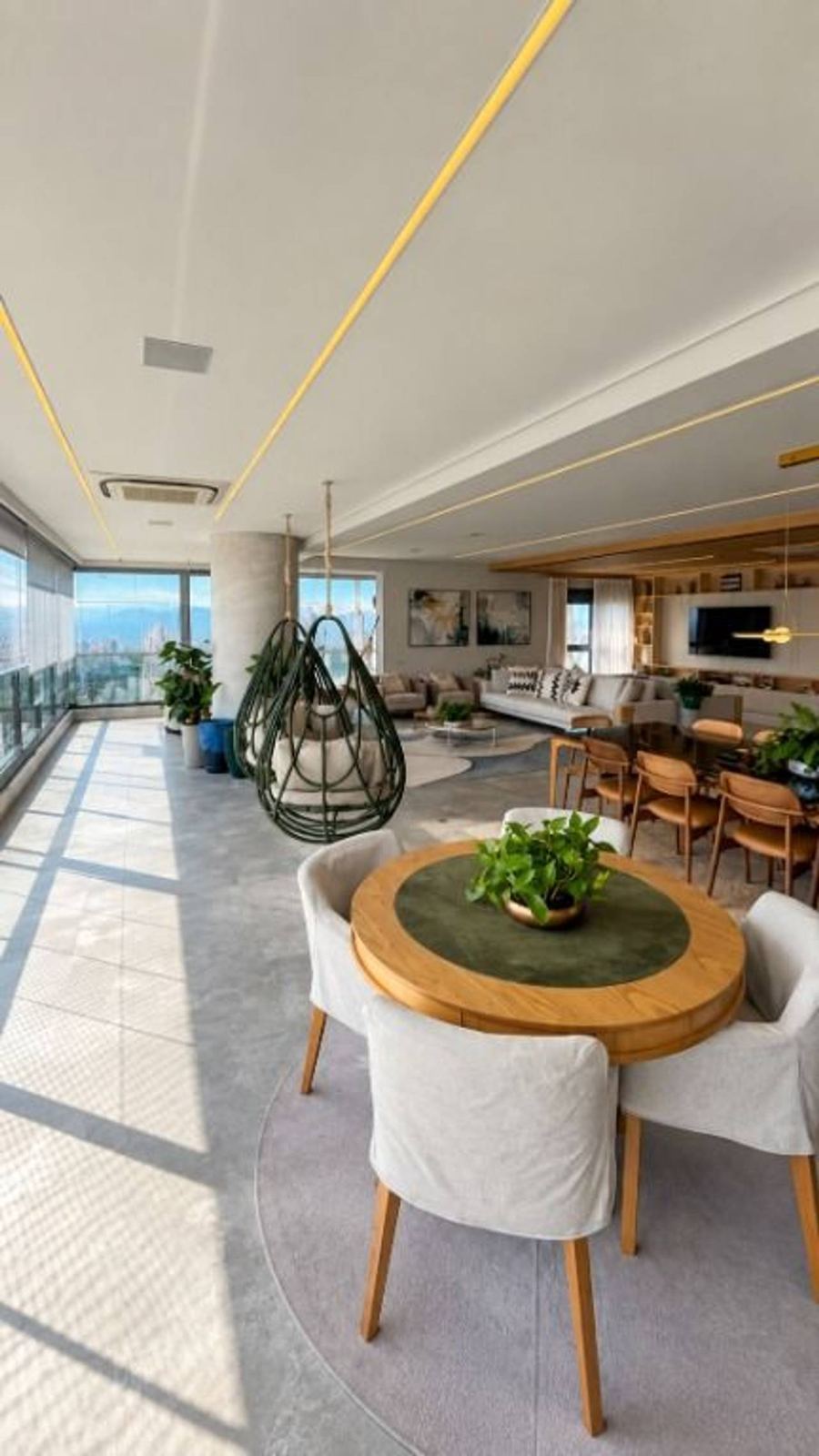 Área de convivência apartamento à venda em Canvas Alphaville, Alphaville, Barueri — 3 suítes, 344 m² — imagem 6 de 20