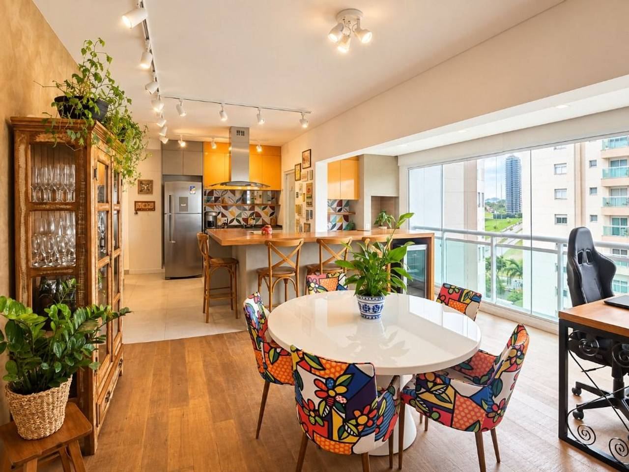 Área de convivência apartamento à venda em One Gramercy, Alphaville, Barueri — 2 suítes, 98 m² — imagem 6 de 20