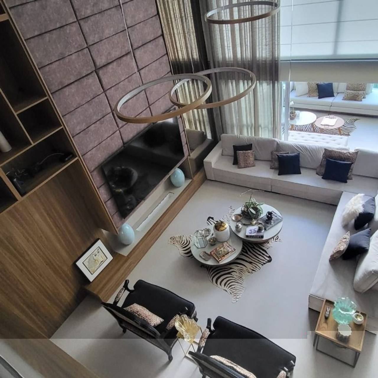Área de convivência apartamento à venda em The Lake Alphaville, Alphaville, Barueri — 4 suítes, 385 m² — imagem 6 de 7