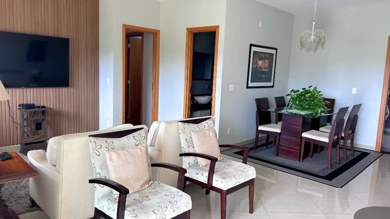 Cozinha e área gourmet apartamento à venda em Resort Tambore, Tamboré, Santana de Parnaíba — 2 suítes, 113 m² — imagem 3 de 20