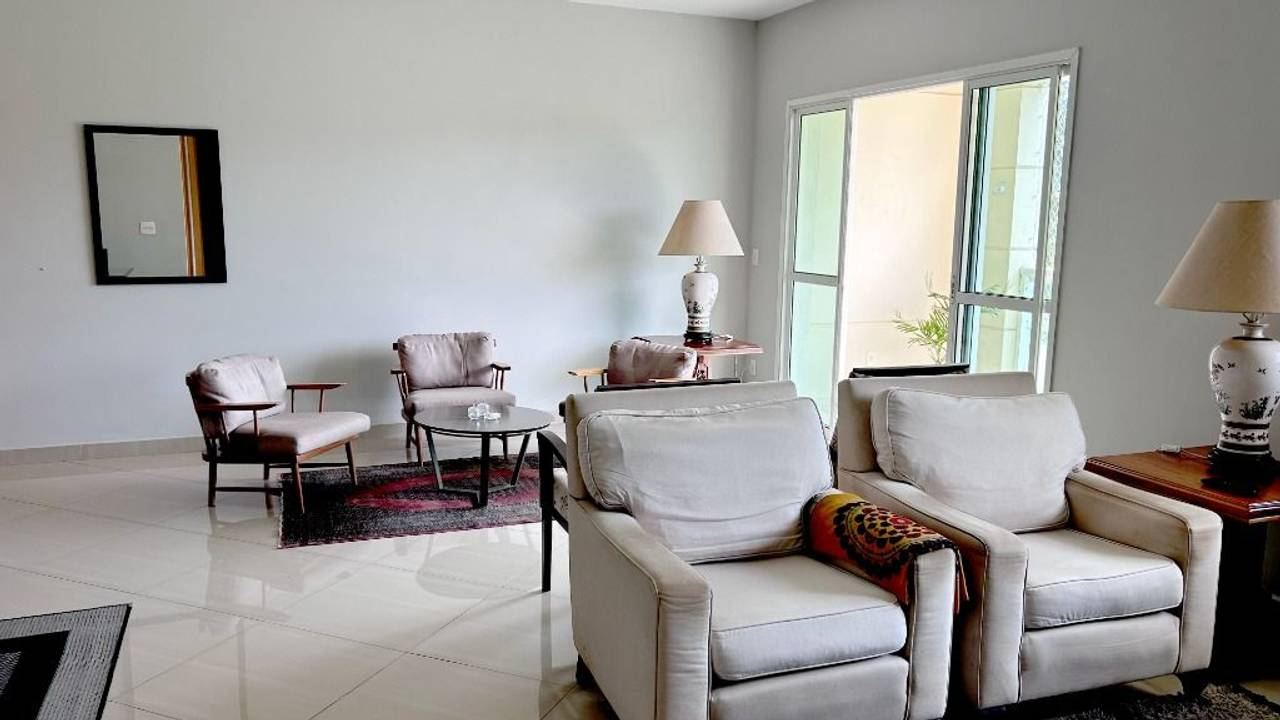 Suíte principal apartamento à venda em Resort Tambore, Tamboré, Santana de Parnaíba — 2 suítes, 113 m² — imagem 4 de 20