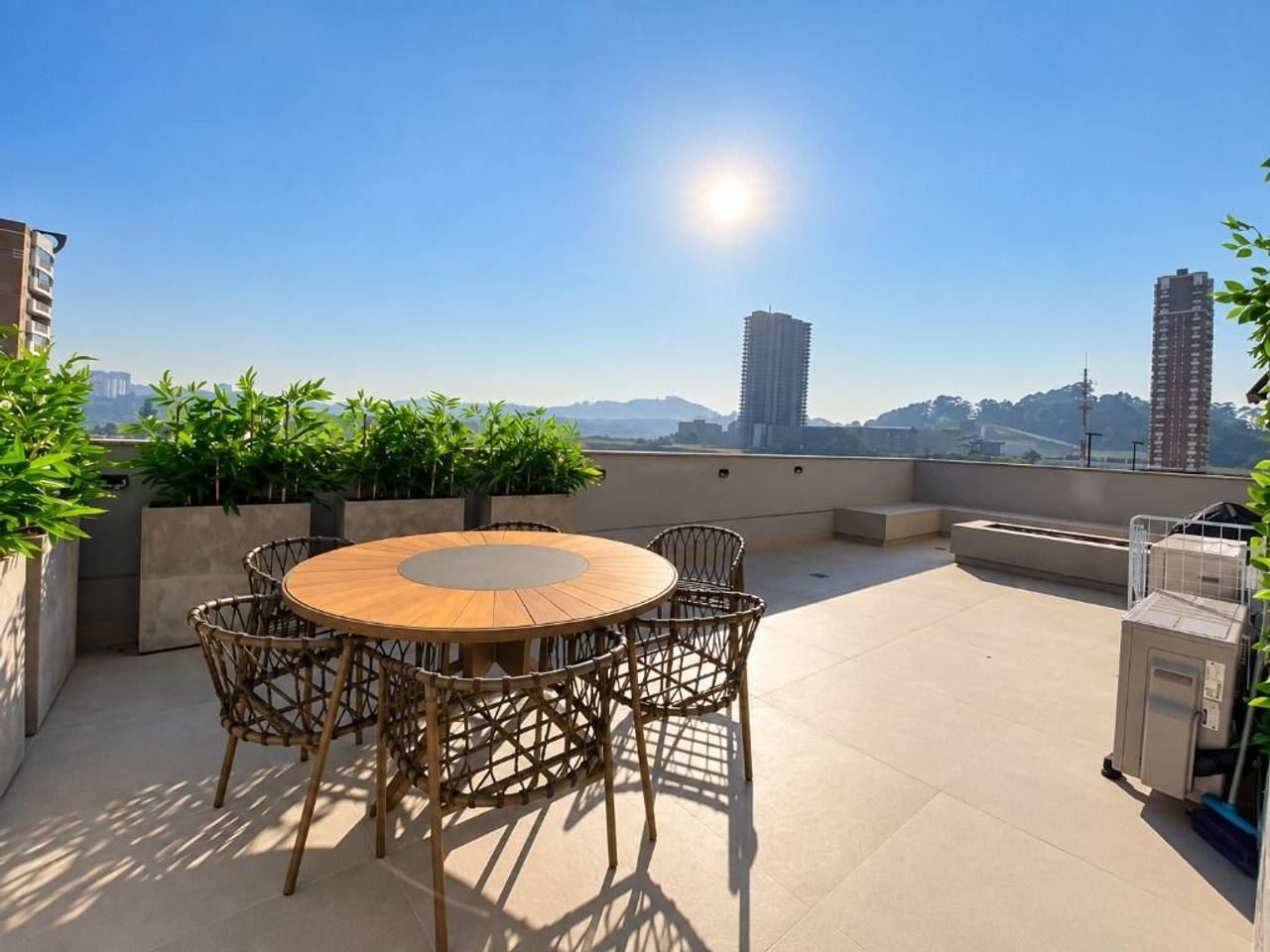 Cozinha e área gourmet apartamento à venda em Aruana, Barueri — 2 suítes, 126 m² — imagem 3 de 4