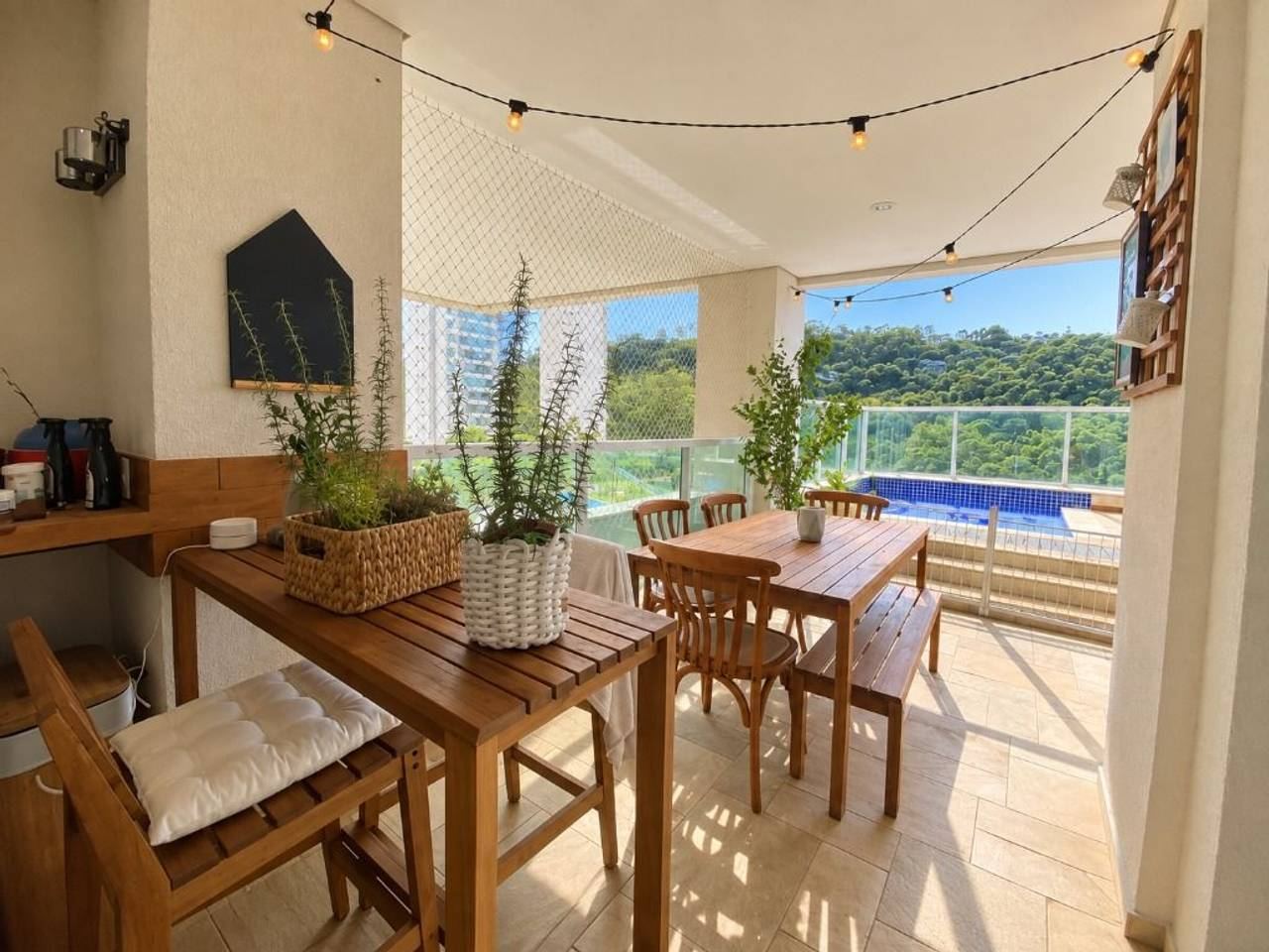 Área de convivência apartamento à venda em Condominio Penthouses, Tamboré, Santana de Parnaíba — 3 suítes, 284 m² — imagem 6 de 20