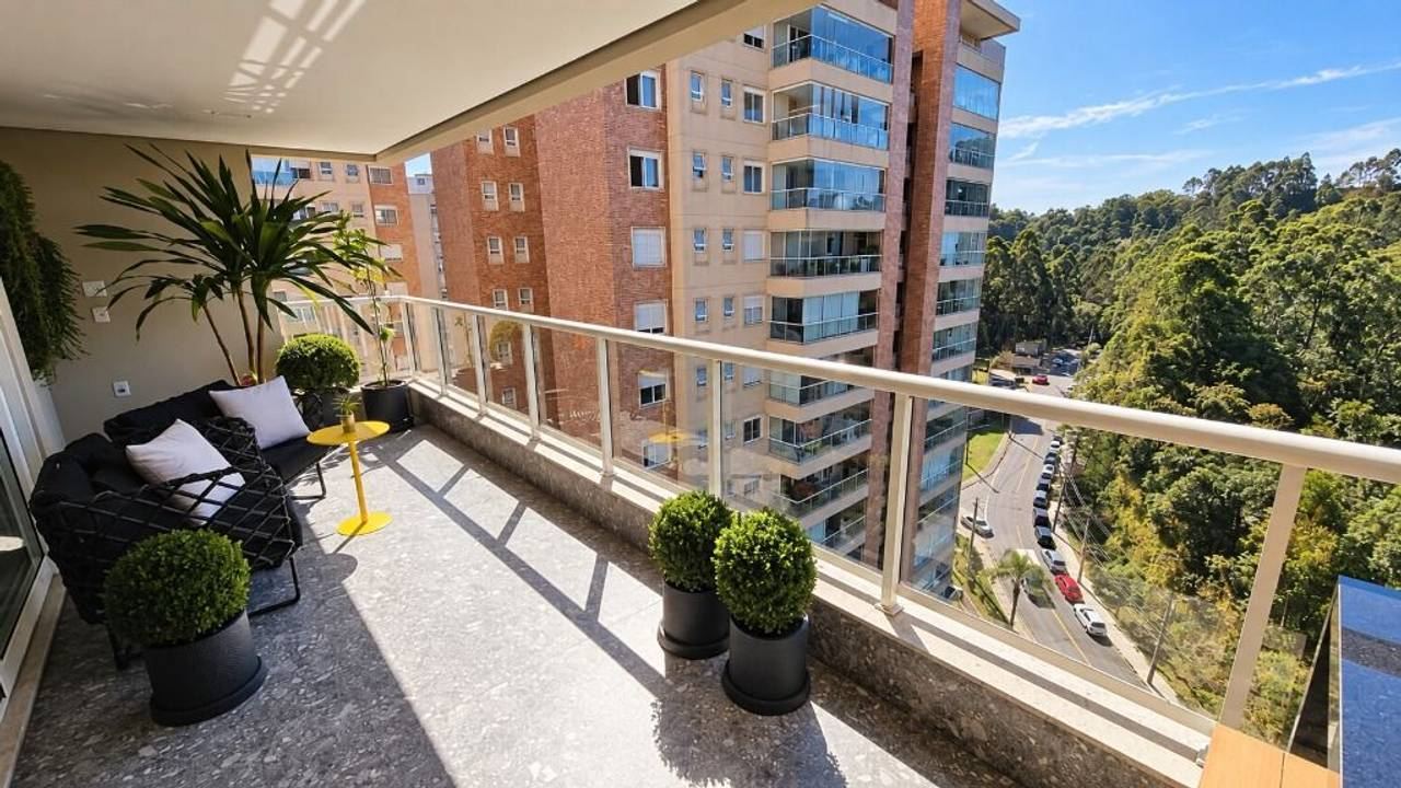 Cozinha e área gourmet apartamento à venda em Boulevard Tambore, Santana de Parnaíba — 3 dormitórios, 175 m² — imagem 3 de 17