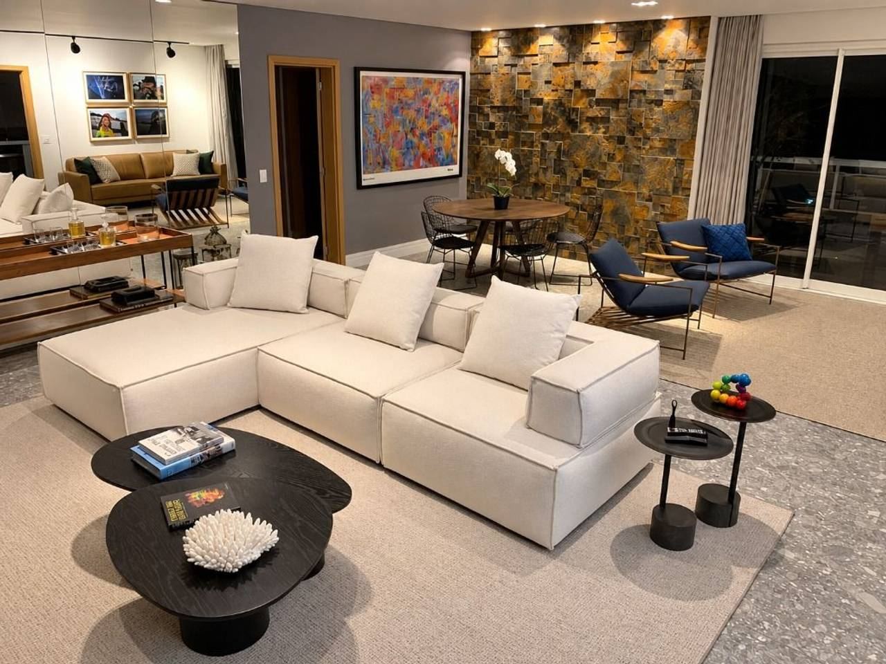 Área de convivência apartamento à venda em Boulevard Tambore, Santana de Parnaíba — 3 dormitórios, 175 m² — imagem 6 de 17