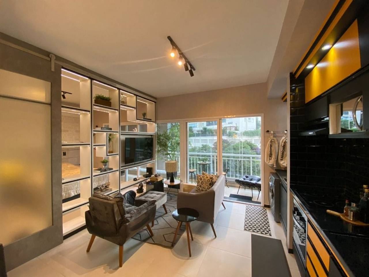 Fachada apartamento à venda em Trix Tambore Housing, Tamboré, Santana de Parnaíba — 1 suíte, 50 m² — imagem 1 de 10