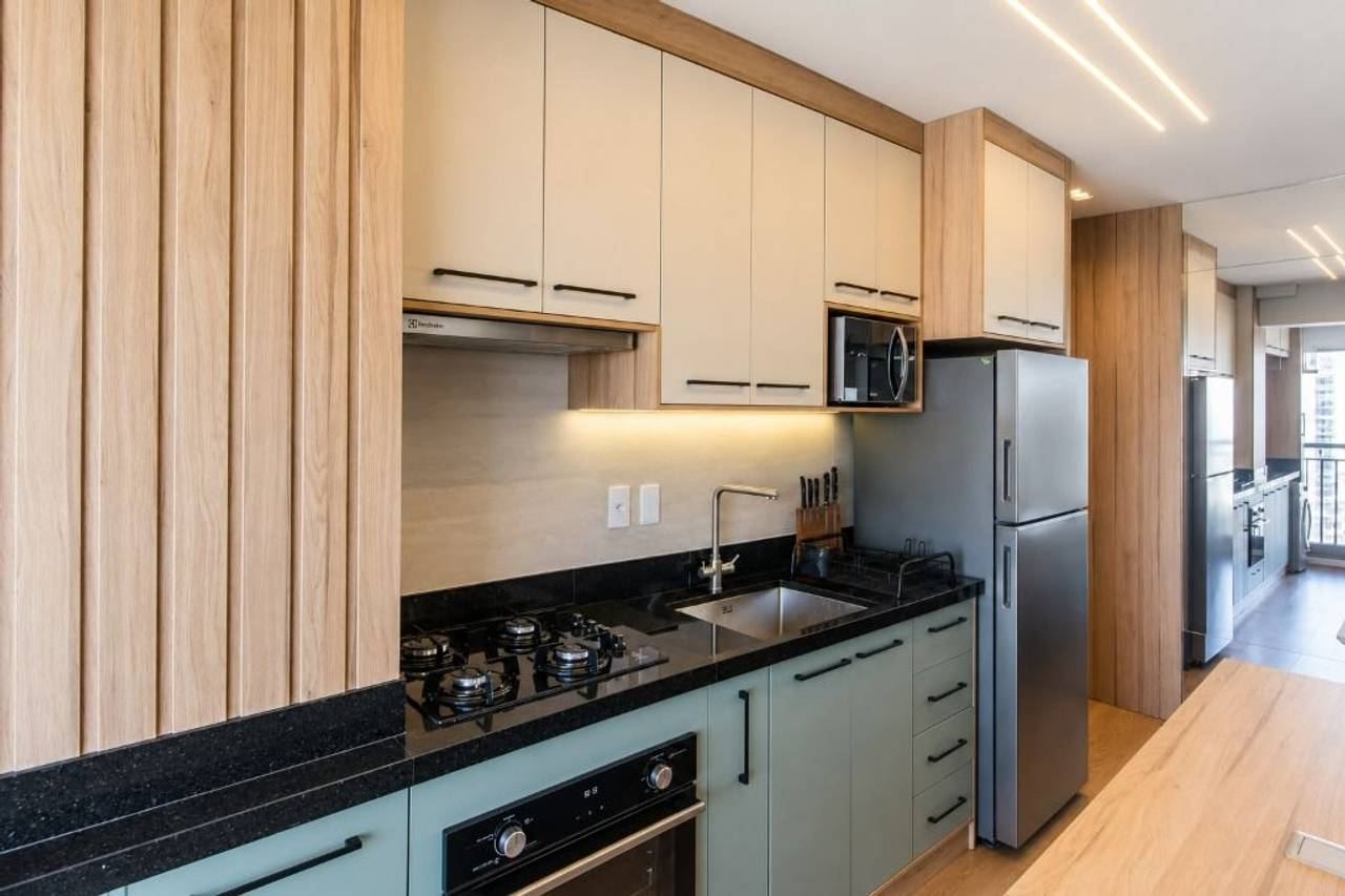 Área de convivência apartamento à venda em Condomínio Vedara Alphaville, Alphaville, Barueri — 1 suíte, 64 m² — imagem 6 de 20