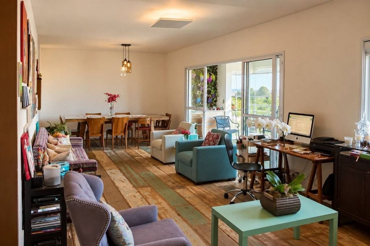 Cozinha e área gourmet apartamento à venda em Ghaia Tambore, Santana de Parnaíba — 1 suíte, 132 m² — imagem 3 de 20