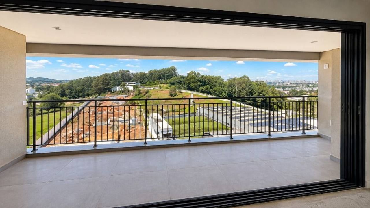 Suíte principal apartamento à venda em Condomínio Vedara Alphaville, Alphaville, Barueri — 3 suítes, 120 m² — imagem 4 de 20