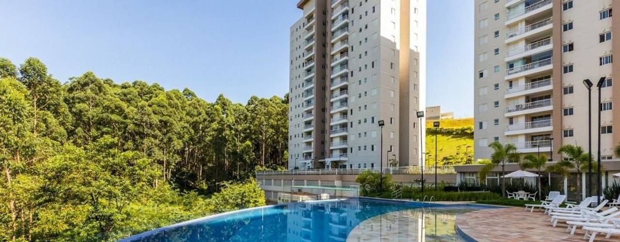 Suíte principal apartamento à venda em Paisagem Tambore , Santana de Parnaíba — 1 suíte, 94 m² — imagem 4 de 11