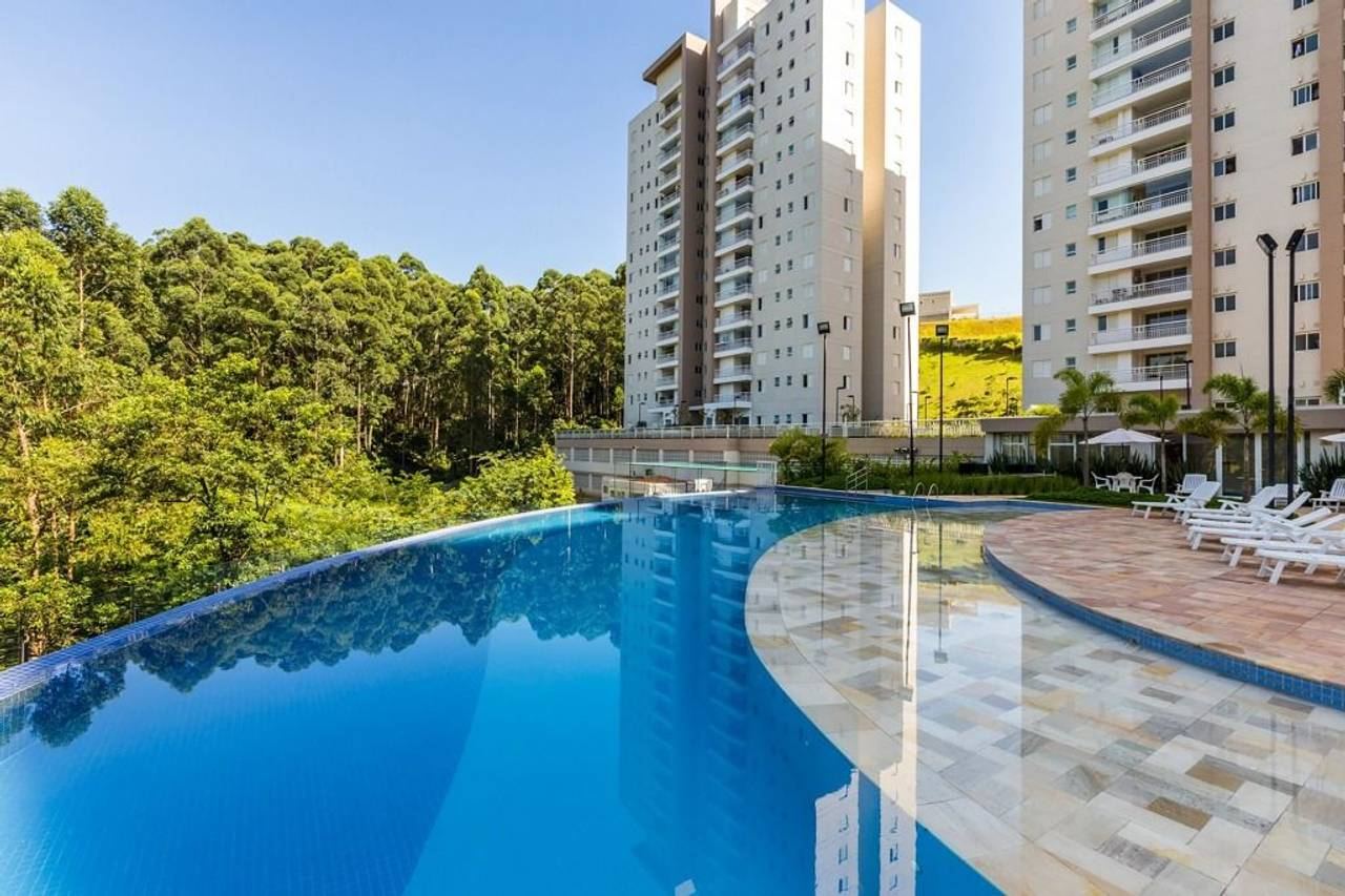 Piscina e área externa apartamento à venda em Paisagem Tambore , Santana de Parnaíba — 1 suíte, 94 m² — imagem 5 de 11