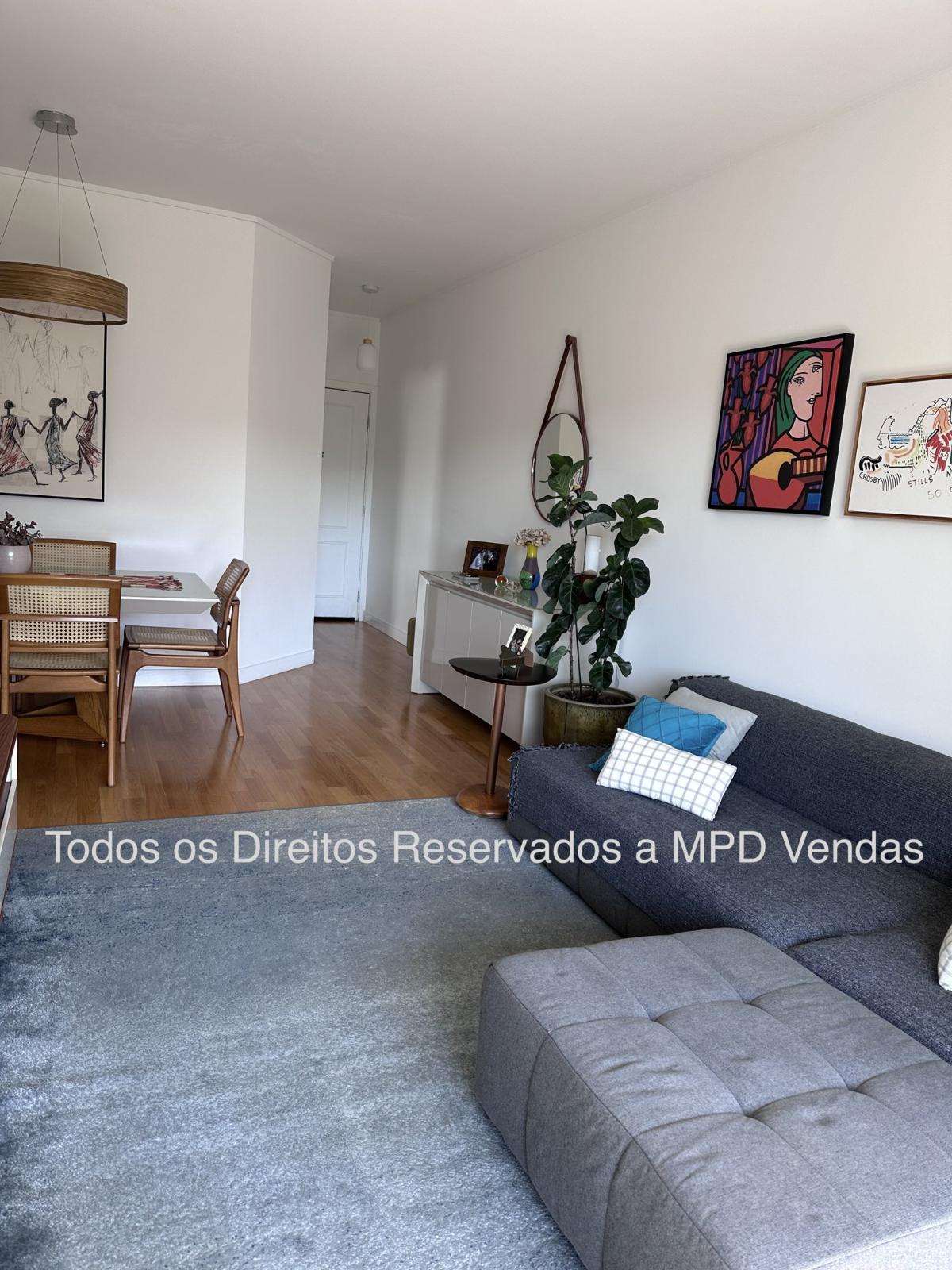 Cozinha e área gourmet apartamento à venda em Alphaville, Santana de Parnaíba — 1 suíte, 101 m² — imagem 3 de 30