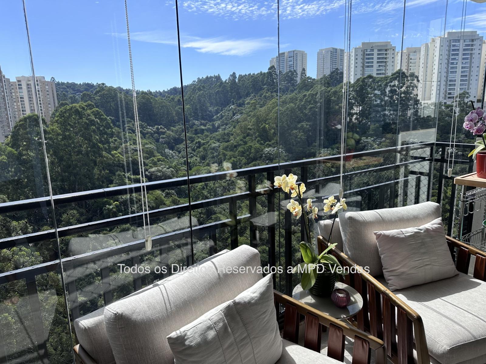 Suíte principal apartamento à venda em Alphaville, Santana de Parnaíba — 1 suíte, 101 m² — imagem 4 de 30