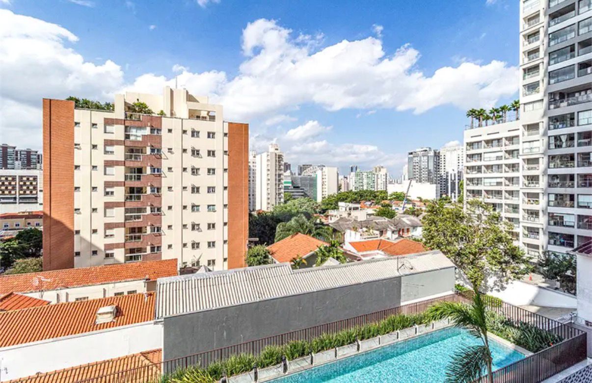 Sala de estar apartamento à venda em Perdizes, São Paulo — 1 suíte, 70 m² — imagem 2 de 20