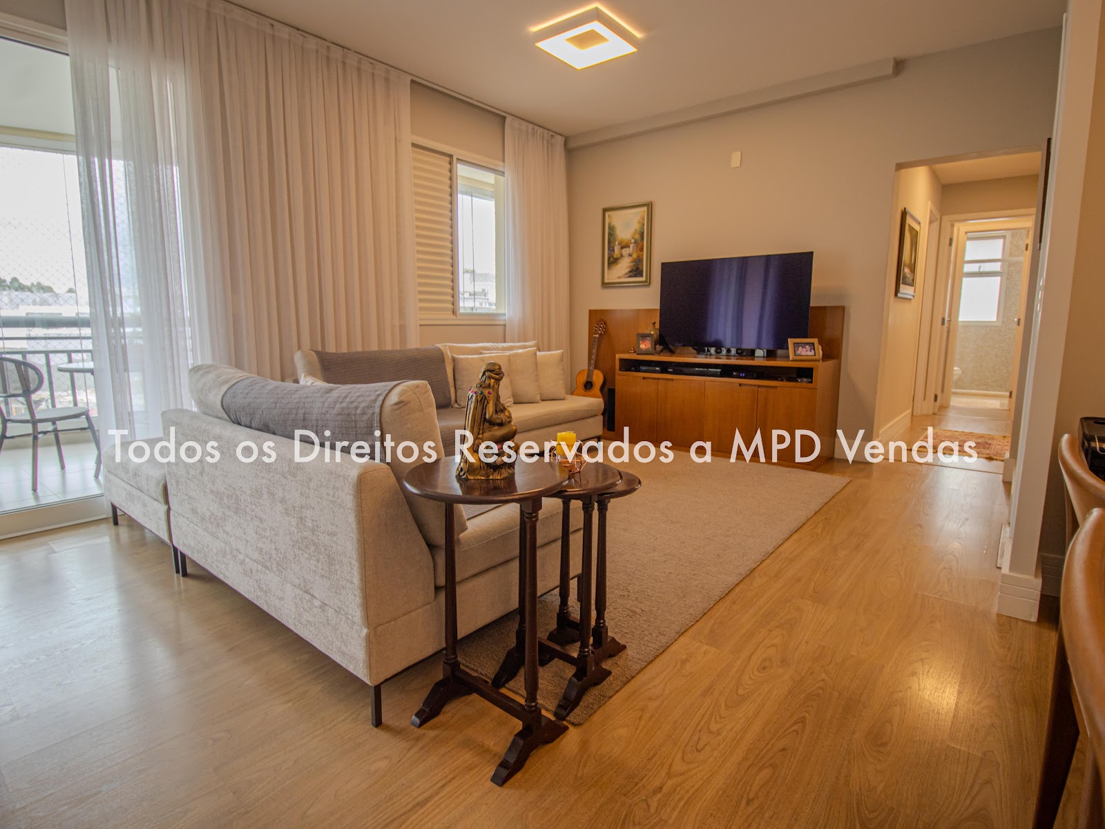 Cozinha e área gourmet apartamento à venda em Jardins de Tambore , Alphaville, Santana de Parnaíba — 1 suíte, 122 m² — imagem 3 de 19