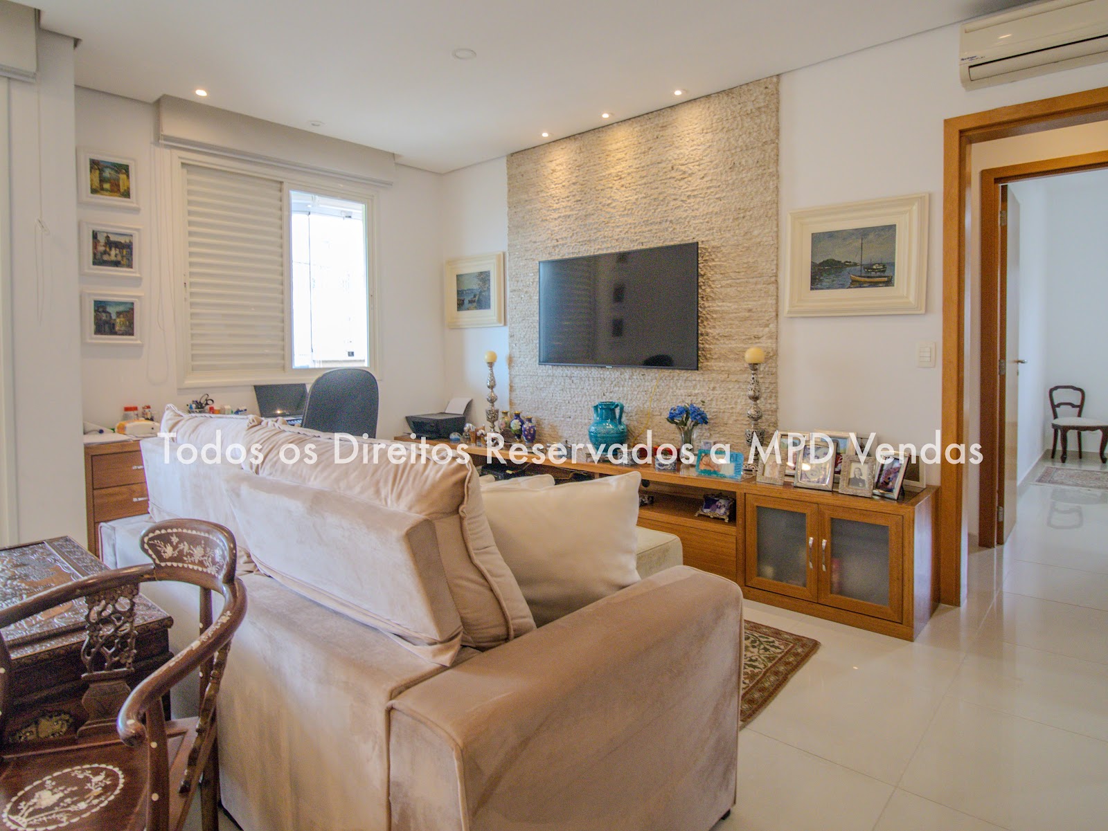 Suíte principal apartamento à venda em Jardins de Tambore , Alphaville, Santana de Parnaíba — 2 suítes, 100 m² — imagem 4 de 20