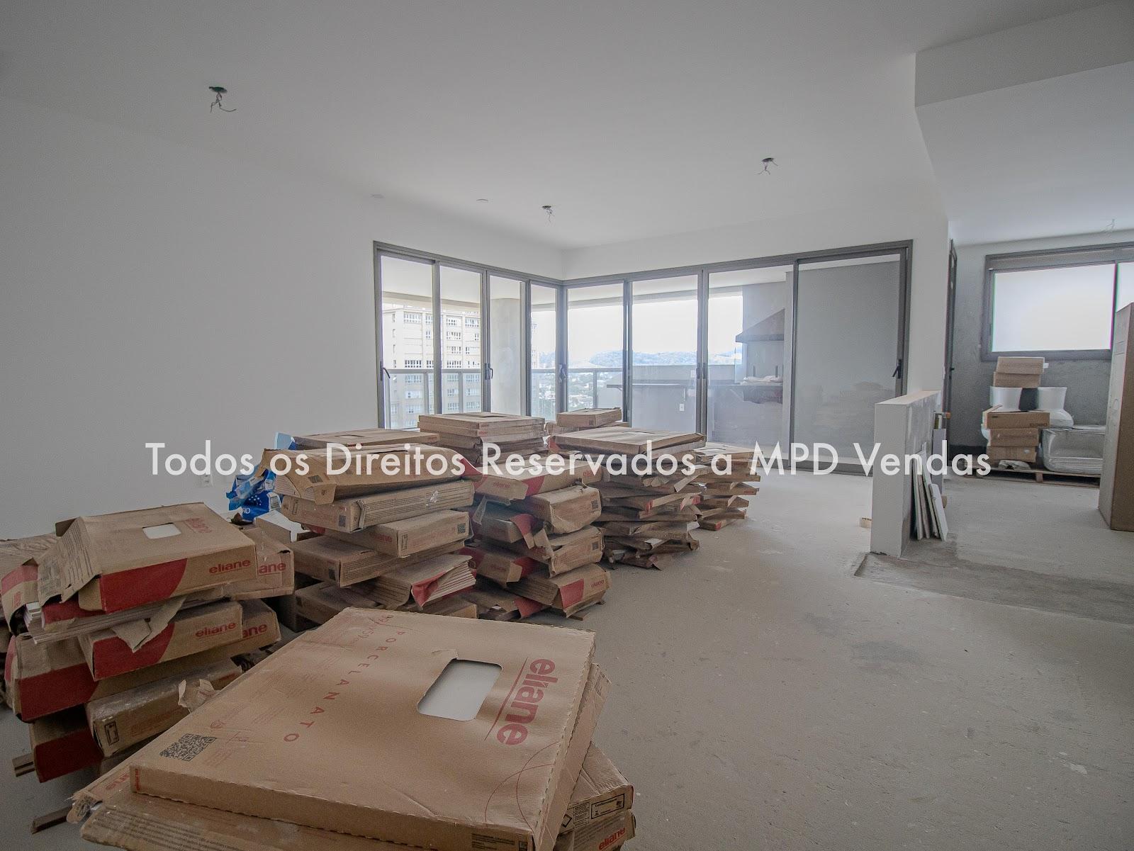 Sala de estar apartamento à venda em Neo alphaville, Alphaville, Barueri — 3 suítes, 244 m² — imagem 2 de 27