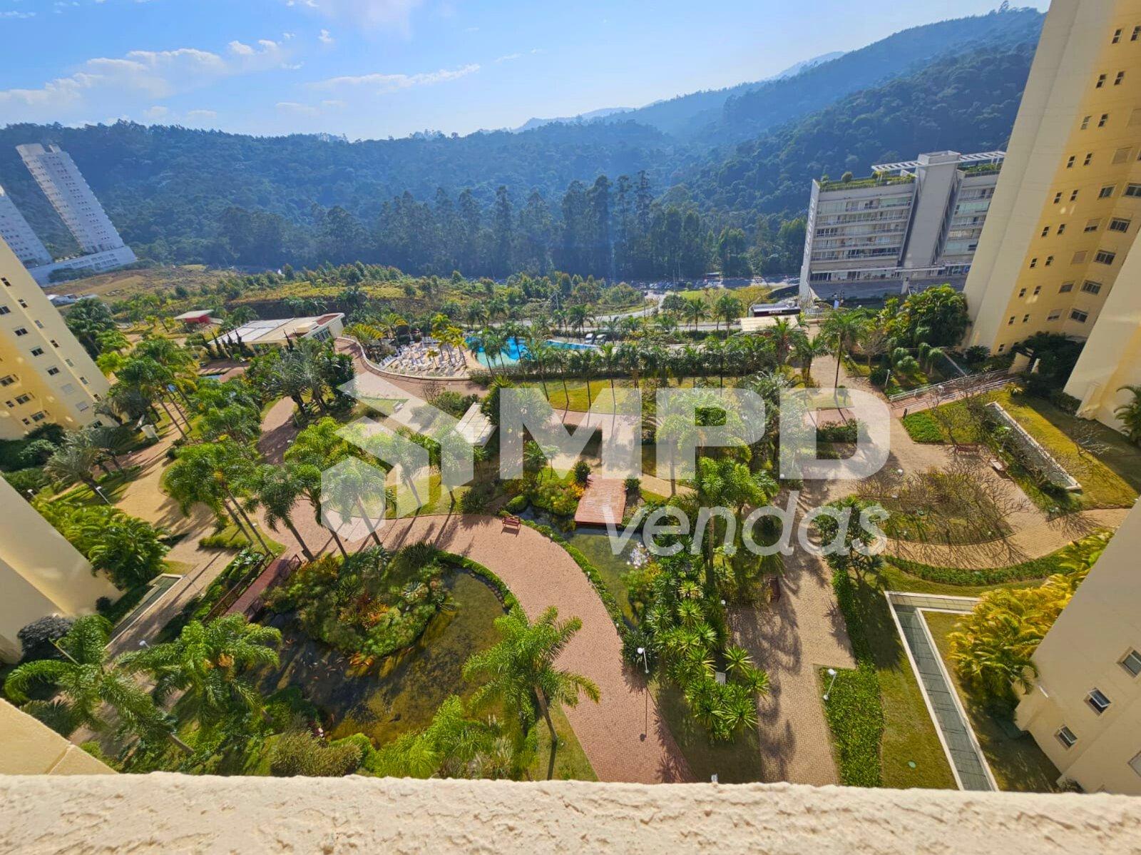 Cozinha e área gourmet apartamento à venda em Resort Tambore, Alphaville, Santana de Parnaíba — 1 suíte, 133 m² — imagem 3 de 30