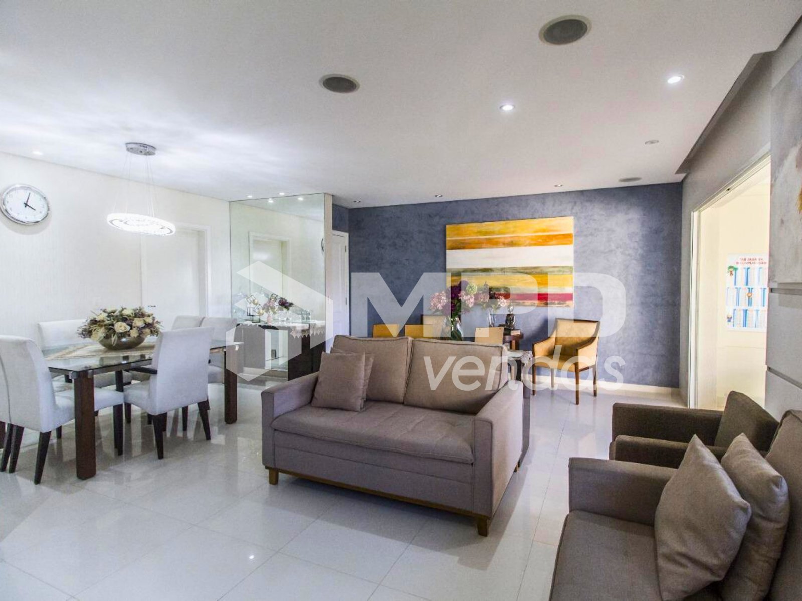 Área de convivência apartamento à venda em Resort Tambore, Alphaville, Santana de Parnaíba — 1 suíte, 133 m² — imagem 6 de 30