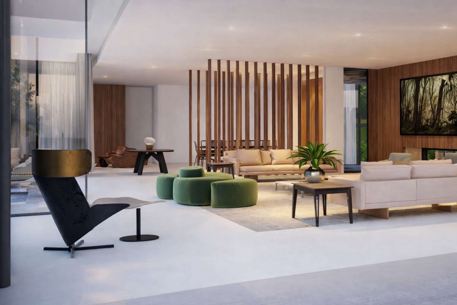 Cozinha e área gourmet casa à venda em Fazenda Boa Vista Porto Feliz, Fazenda Boa Vista, Porto Feliz — 3393 m² — imagem 3 de 4
