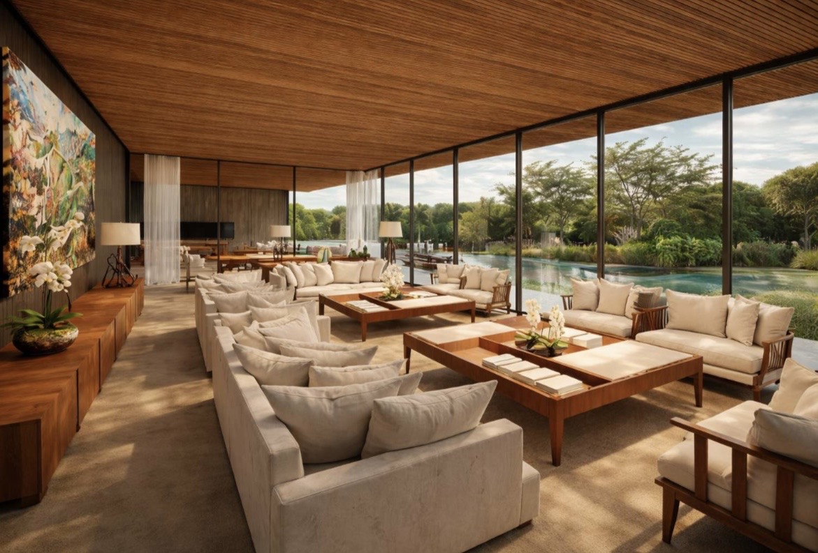 Sala de estar casa à venda em Fazenda Boa Vista Porto Feliz, Fazenda Boa Vista, Porto Feliz — 2877 m² — imagem 2 de 5