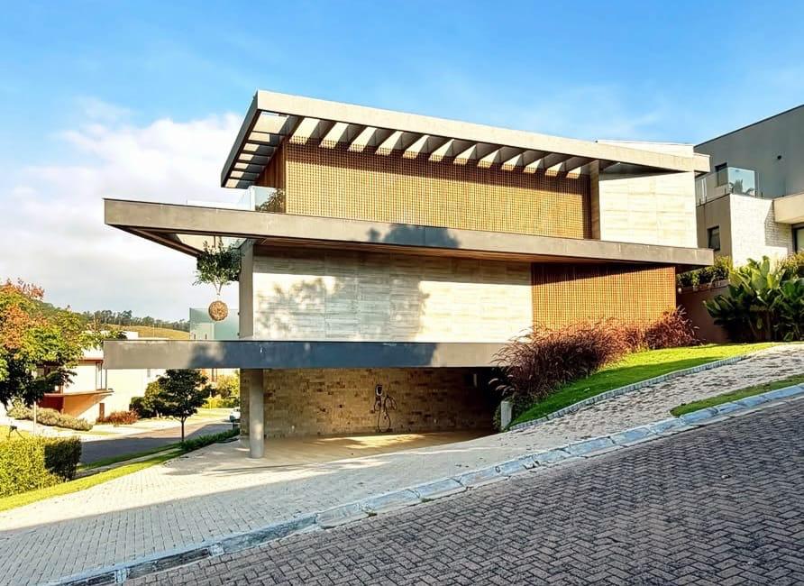 Sala de estar casa à venda em Tambore 11, Alphaville, Santana de Parnaíba — 4 suítes, 620 m² — imagem 2 de 10