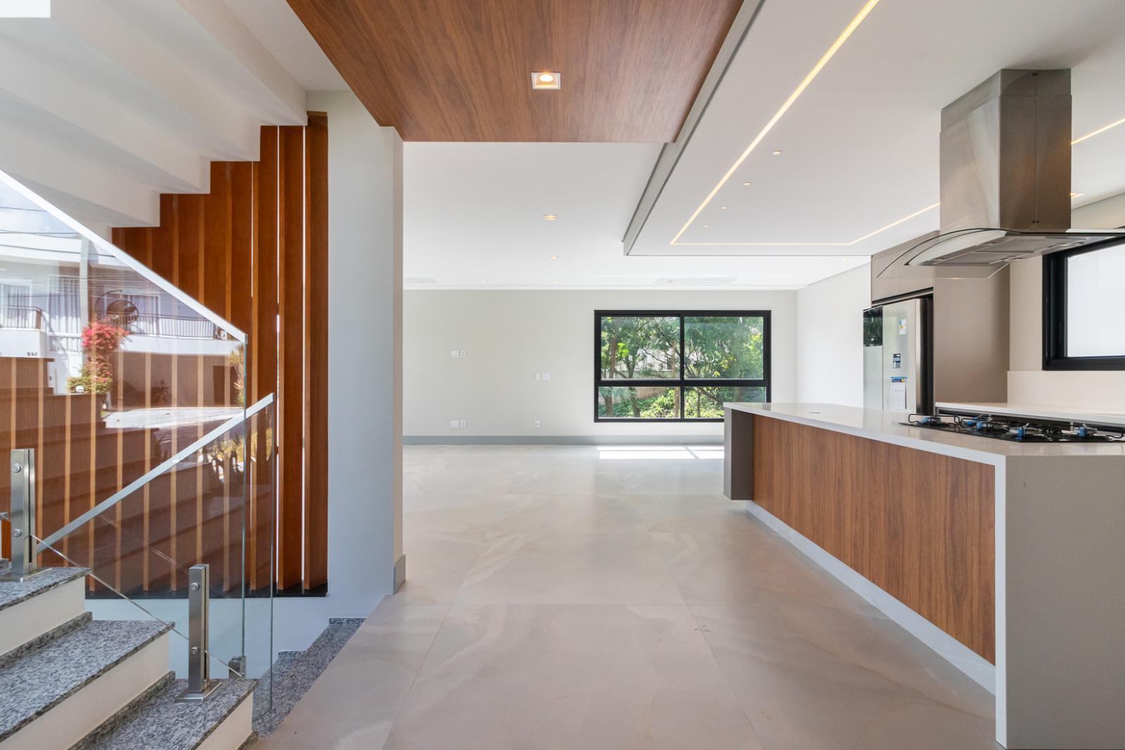 Cozinha e área gourmet casa à venda em New Ville, Alphaville, Santana de Parnaíba — 4 suítes, 355 m² — imagem 3 de 32